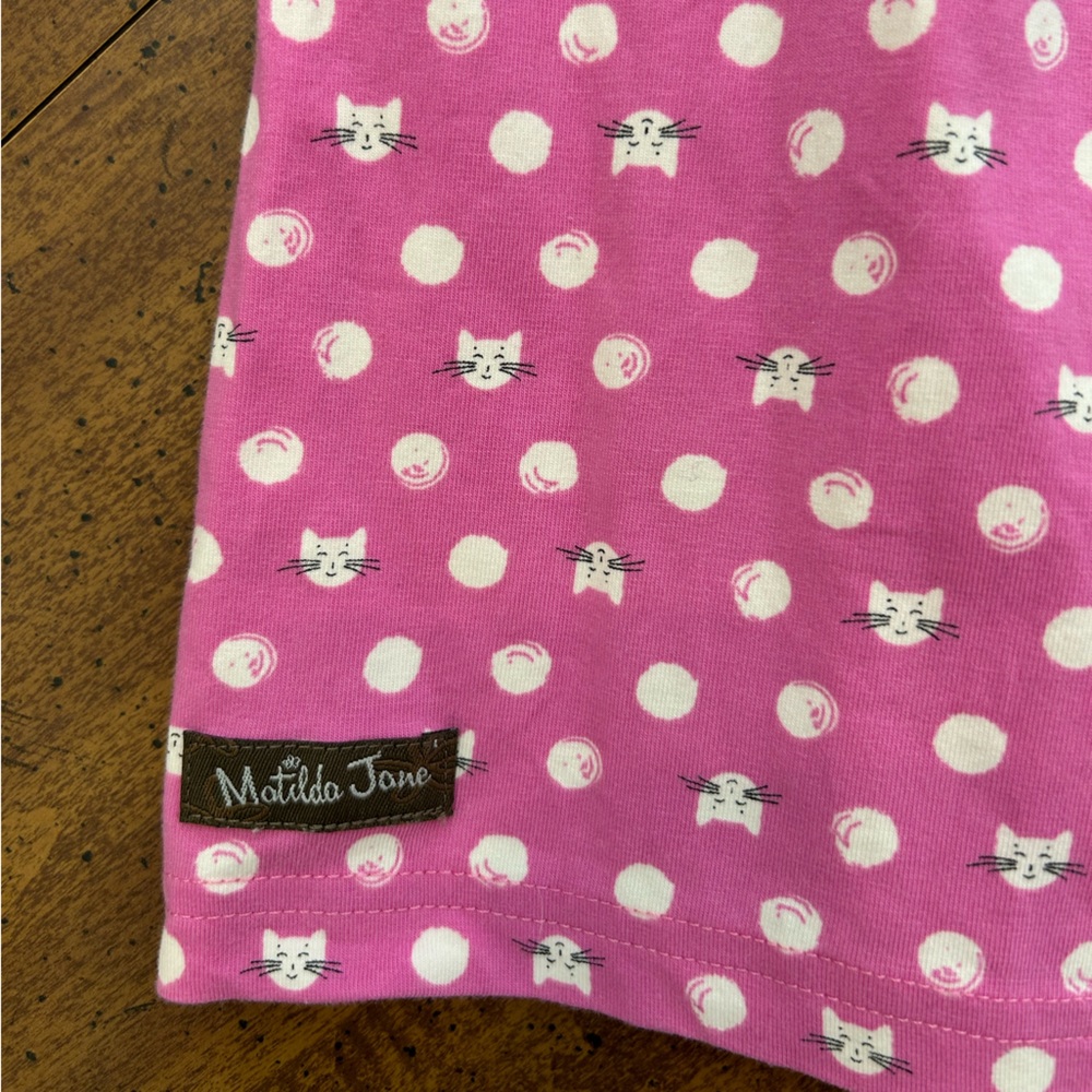 Matilda Jane Cat Dress Pink Long Sleeve Toddler Girls 12-18 Months - Picture 4 of 9